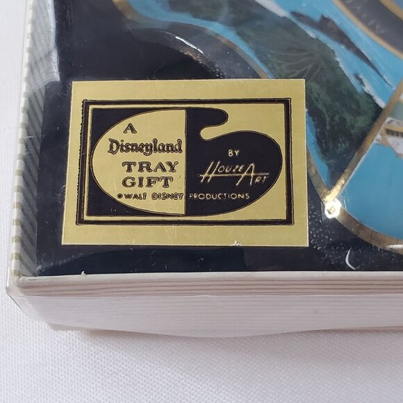 NIB VTG 1970s Walt Disney World Glass Fluted Edge Bowl Ashtray/Souvenir NOS - Picture 7 of 12
